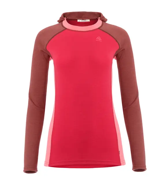 WarmWool hoodsweater V2 W's Spiced Apple/Jester Red/Spiced Coral M 
