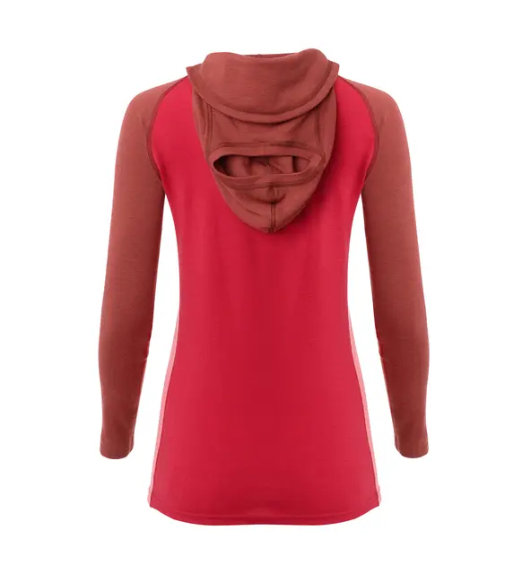 WarmWool hoodsweater V2 W's Spiced Apple/Jester Red/Spiced Coral M 