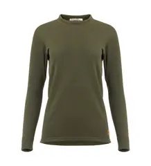 WoolTerry Crew neck W&#39;s Olive Night M